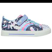 Skechers 314789 Girls Canvas-Navy Multi image