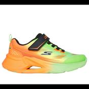 Skechers 404040l Boys Trainer-Green Multi