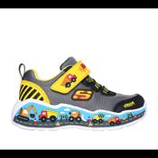 Skechers 407312n Boys Trainer-Black/Yellow