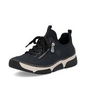 Rieker 45973-17 Ladies' Shoes-Navy/Black image