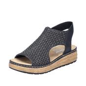 Rieker 62783-00 Wedge Sandals-Black image