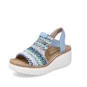 Rieker 69172 Sandals-Blue Multi image