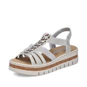 Rieker V4918-90 Ladies' Sandals-Silver image