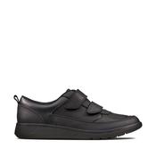 Clarks Scape Flare Y Shoe-Black Lea G image