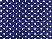 Printed Cotton Poplin - Sapphire Dots (110 gsm)