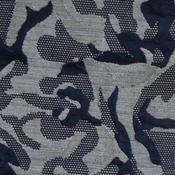 Jacquard Knit Navy Camouflage
