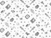 Printed Cotton Poplin - Haberdashery (110 gsm)