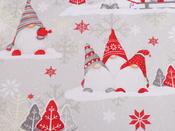 Printed Cotton Poplin - Red Dwarves (110 gsm)