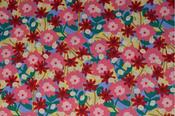 Printed Cotton Poplin - Pink Flower Power (110 gsm)