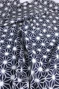 Japanese Printed Cotton Indigo Shibori (120gsm)