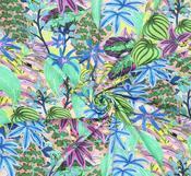 Cotton Jersey Drawn Jungle (Printed) image