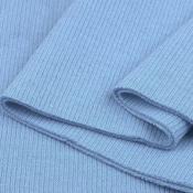 Seamless Ribbing Knit Light Blue