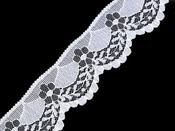Lace Trim Width 40 mm White