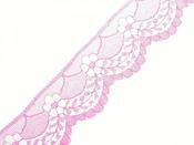 Lace Trim Width 40 mm Light Pink