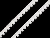 Pom Pom Trim Neon White