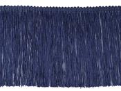 Glossy Fringe Tape (15.5 cm) - Blue Dark