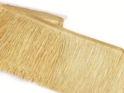 Glossy Fringe Tape (18cm) Gold