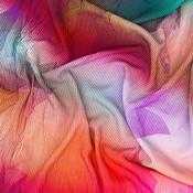 Italian Couture Digitally-Printed Viscose - Halo Petals