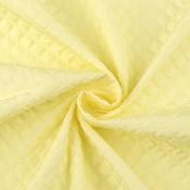 Textured Windbreaker fabric white yellow