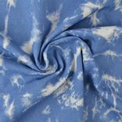 Printed Denim Chambray Tie Dye
