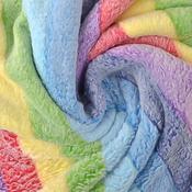 Printed Polar Fleece Rainbow