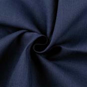 Real Flax Linen Navy (180 gsm)
