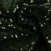 Sequins Fabric Black