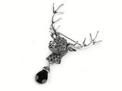 Rhinestones Brooch (Deer)