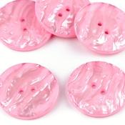 Pearlescent Button size 60' Pink Nacre