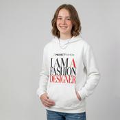I Am a Fashion Designer Hoodie - White
