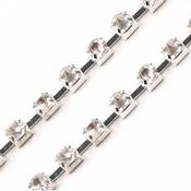 Rhinestone Chain Trim width 2.9 mm Transparent