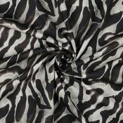 Softshell Fabric Digital Animal Skin Light Grey – Warm, Stretchy, Weather‑Resistant