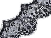 French Lace Black 12 cm