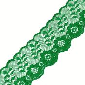 Polyamide Lace Trim 36 mm Green