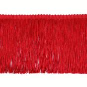Glossy Fringe Tape (15.5 cm) - Red