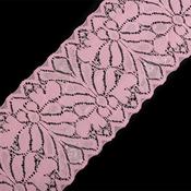 Polyamide Lace Trim 36 mm Pink
