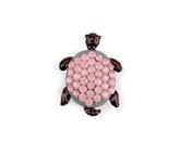 Metal Charm Tortoise Pink