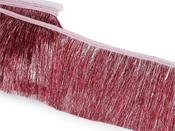 Metallic fringe dense Pink -15 cm