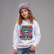 I Am a Fashion Designer Hoodie 67 - White - Graffiti Style