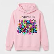 I Am a Fashion Designer Hoodie - Light Pink
