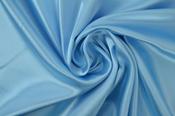Woven Satin (soft) Aqua Blue
