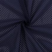 Clothing mesh knitted fabric Dark Blue