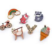 Wooden Broaches image
