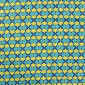 Retro Emerald Cotton Poplin Coated Fabric
