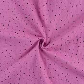Cotton Muslin Digital Print – Dots Pink image