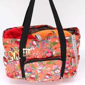 Storage Bag Orange Flowers image