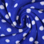 Polar Fleece Blue Dots image