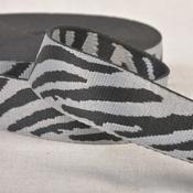 Animal Woven Webbing 15 mm Zebra image