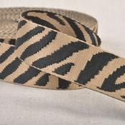 Animal Woven Webbing 15 mm Golden image