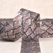 Snake Skin Webbing 15 mm Brown